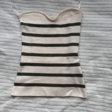 Crop Top gestreift 