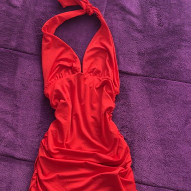 Red Backless Dress