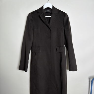 Cappotto in lana nero
