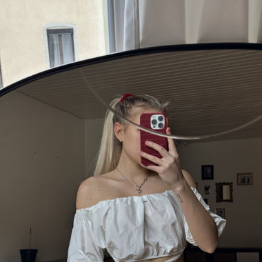 Schulterfreies Top