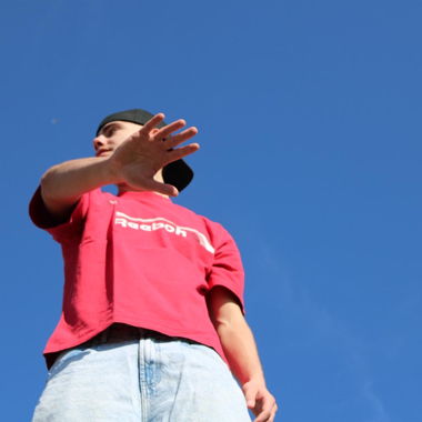 Red Reebok T‑Shirt with Logo