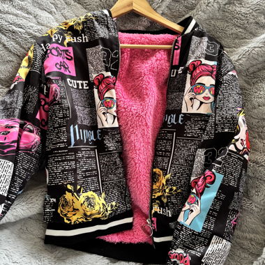 Veste originale hyper colorée 
