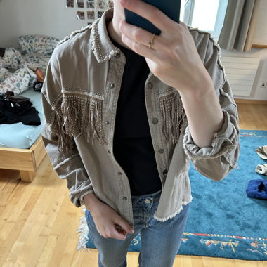 Giacca di jeans ONLY con frange