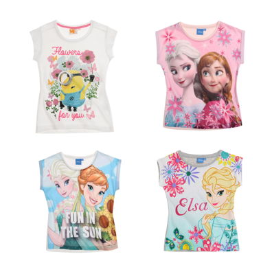 Lot 4 t-shirts fille 10 ans – Neuf avec étiquette