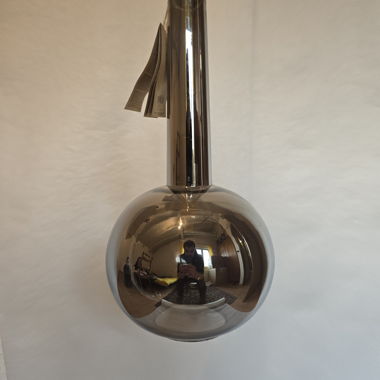 Lampada da soffitto vetro fumé