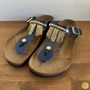 Sandali Birkenstock Gizeh con frange Gr. 38
