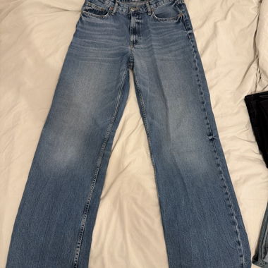 Jeans blu ampio