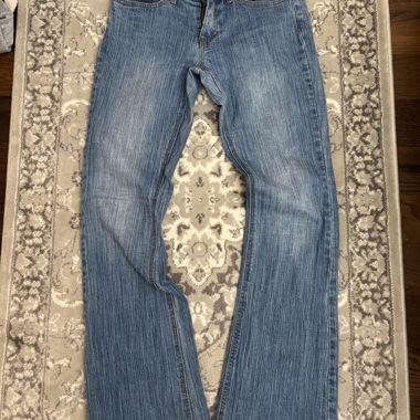 Blaue Brandy Melville Bootcut-Jeans
