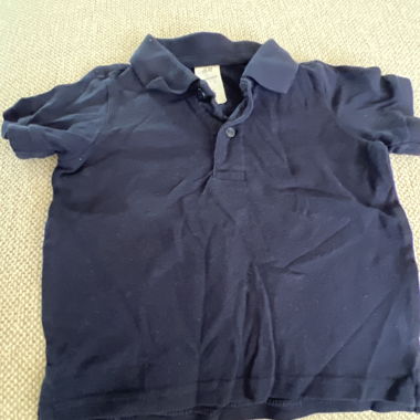 Polo per bambini blu scuro