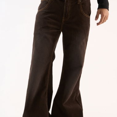 Brand new Scuffers Brown corduroy flare pants