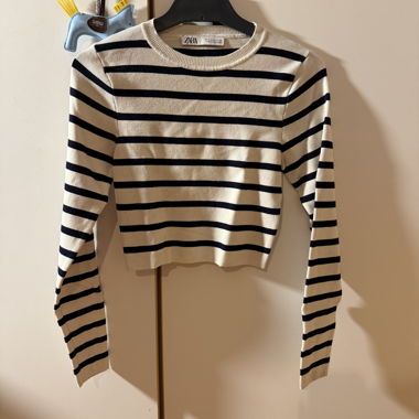 ZARA striped sweater