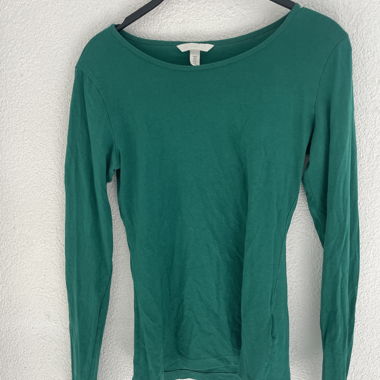 T-shirt vert à manches longues
