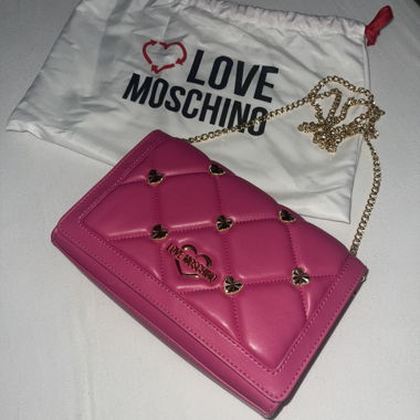 LOVE MOSCHINO borsa rosa