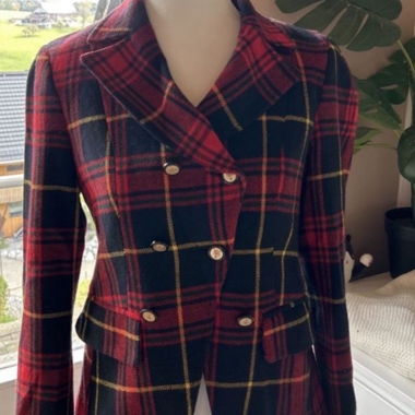 Checked Blazer