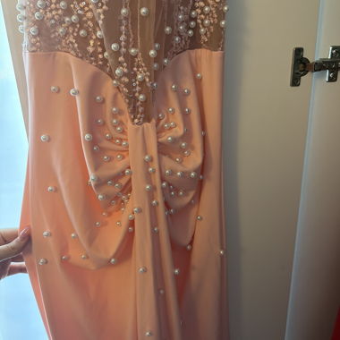 Sequin Bead Evening Dress