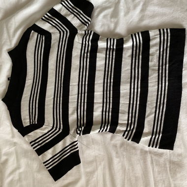 Gestreiftes Strickshirt