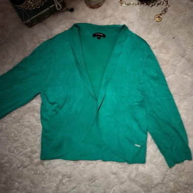 Cardigan vert MORE & MORE taille 38