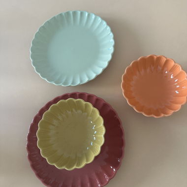 Mica Geschirr-Set aus Keramik (Schüssel- und Teller-Set)