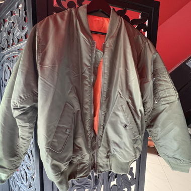 Bomberjacke oliv/orange Brandit