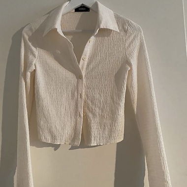 Cremefarbene Bluse