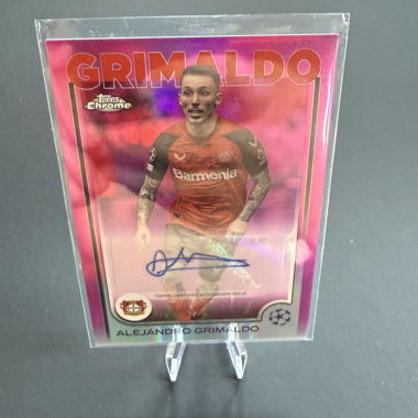 Carta autografata Grimaldo Topps /250