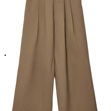 Braune weite Hose
