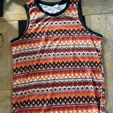 Patterned Tank Top