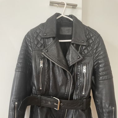 Veste en cuire Allsaints 