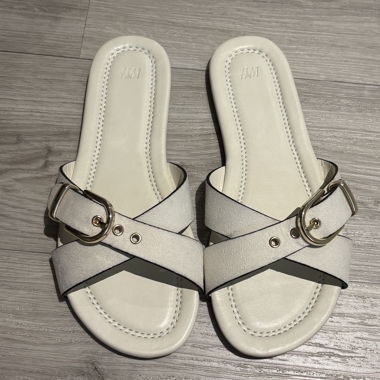 H&M White Sandals
