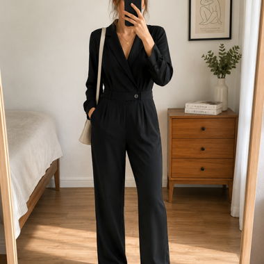 Combinaison noire Mango