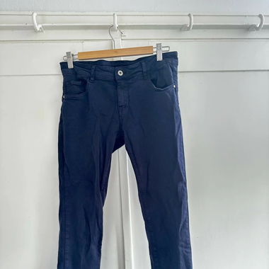 Blaue Chino