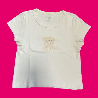 T-shirt court John Golt/Brandy Melville