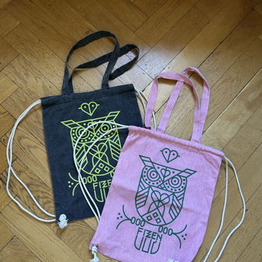 Brand new fizzen tote bag set