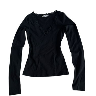 Longsleeve noir Bershka