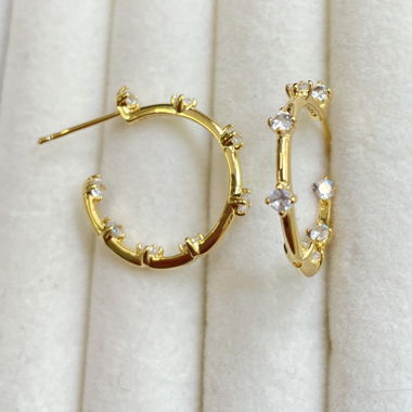 925 Sterling Silber! Zyrkonie Earrings