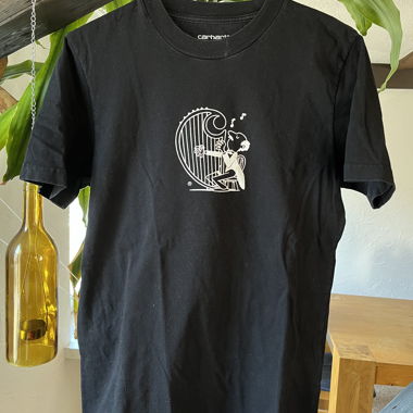 Carhartt WIP black graphic T-shirt XS