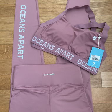 Completo sportivo rosa cipria