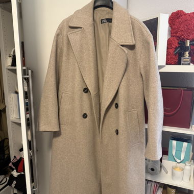 Cappotto in lana ZARA beige