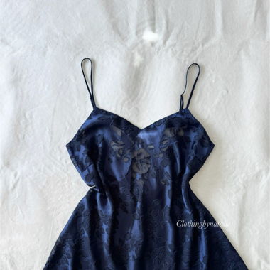 VS Gold Label Jacquard Navy Babydoll (L)