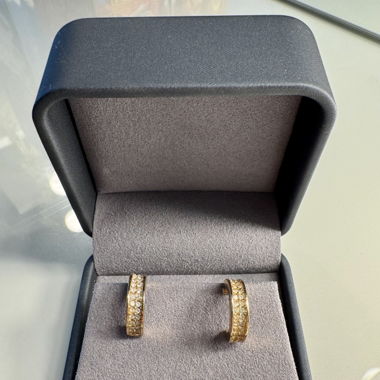 Originale Goldige Christan Dior Clipohrringe 
