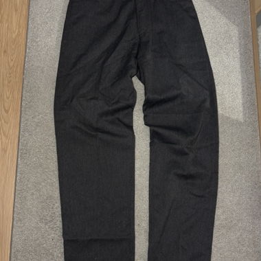 Black Fabric Trousers