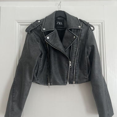 Giacca di pelle Zara