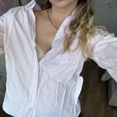 GAP Pink Striped Shirt