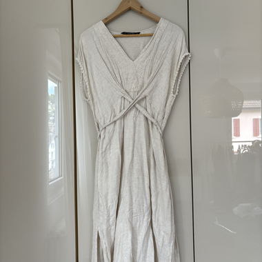 Robe en mélange de lin