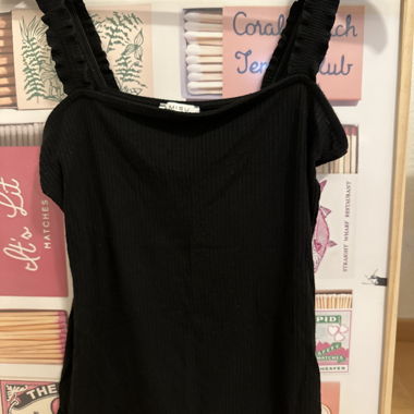 Tanktop mit Rüschen