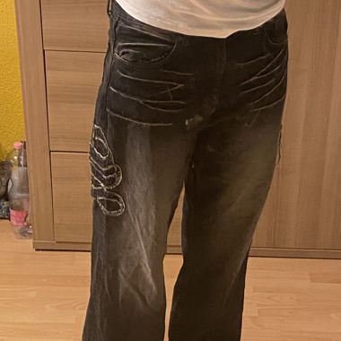 Jeans Baggy brodés