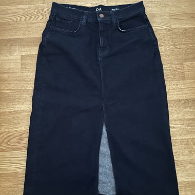 C&A denim skirt