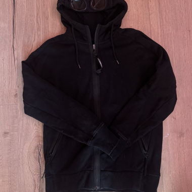 Hoodie noir zippé