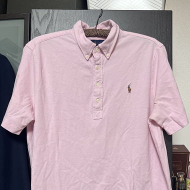 Rosa Herren Polo Shirt