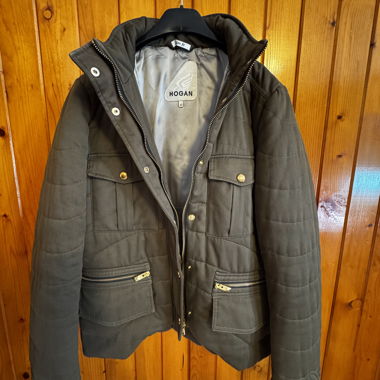Veste matelassée Hogan kaki taille 42